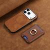 2 in 1 Detachable Card Solt Leather Wallet Case For iPhone 17 Pro Max 16 Plus 15 14 13 12 11 17air 16E SE4 Magnetic Ring Holder