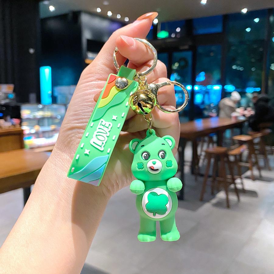 Cartoon Popular Love Bear Doll Keychain Cute Trendy Exquisite Doll keychain Bag Accessories Couple Kids Toys Birthday Gifts
