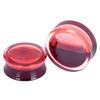 Blood Red Liquid Filled Ear Plugs Flesh Tunnels Earrings Saddle Gauges Jewelry