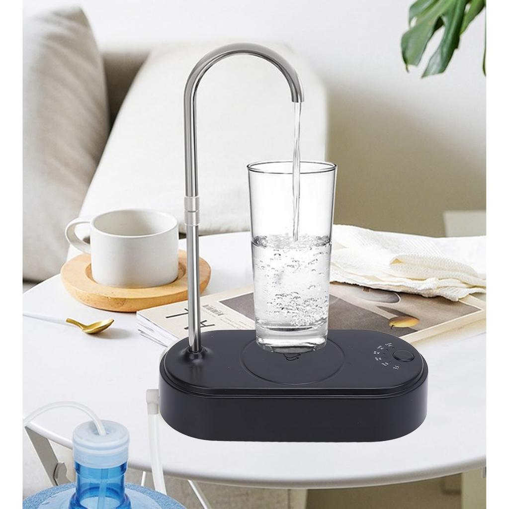 Desktop Water Dispenser with Hose Electric Bottle Drinking   Tray for Living Room Kitchen Bedside