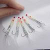 5Pcs Artificial Mackerel Feathers Bass Cod Lures Sea Fishing Rigs Tackle Bait