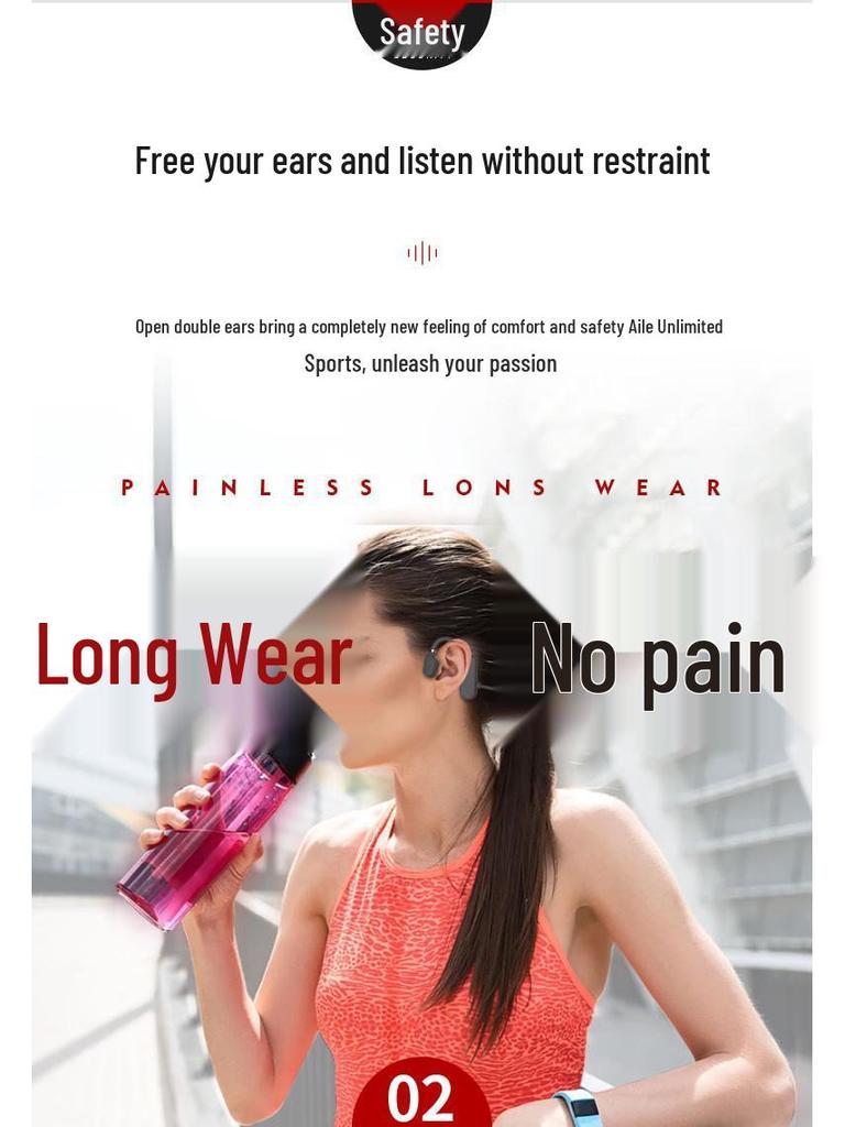 OPENEAR Sports Bluetooth Bone Conduction Earphones