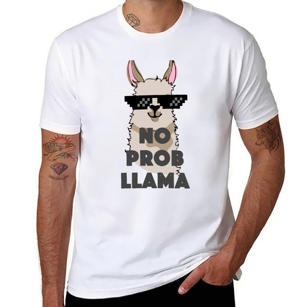 No Prob Llama TShirt Thanksgiving Day Tee Top