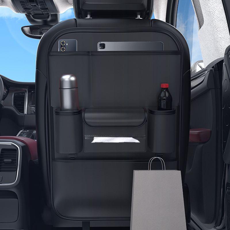 Car Backseat Storage Bag Multi-Pockets Seat Back Organizer with Foldable Tablet Tray Large Capacity Storage Organizer