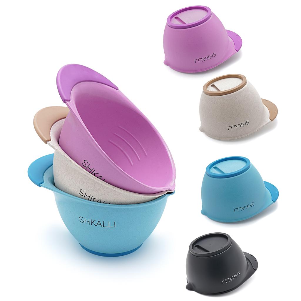 1 x Miska na míchání pasty na barvení vlasů velké kapacity Profesionální kadeřnické nástroje pro barvení vlasů Miska na barvu na vlasy a tónování