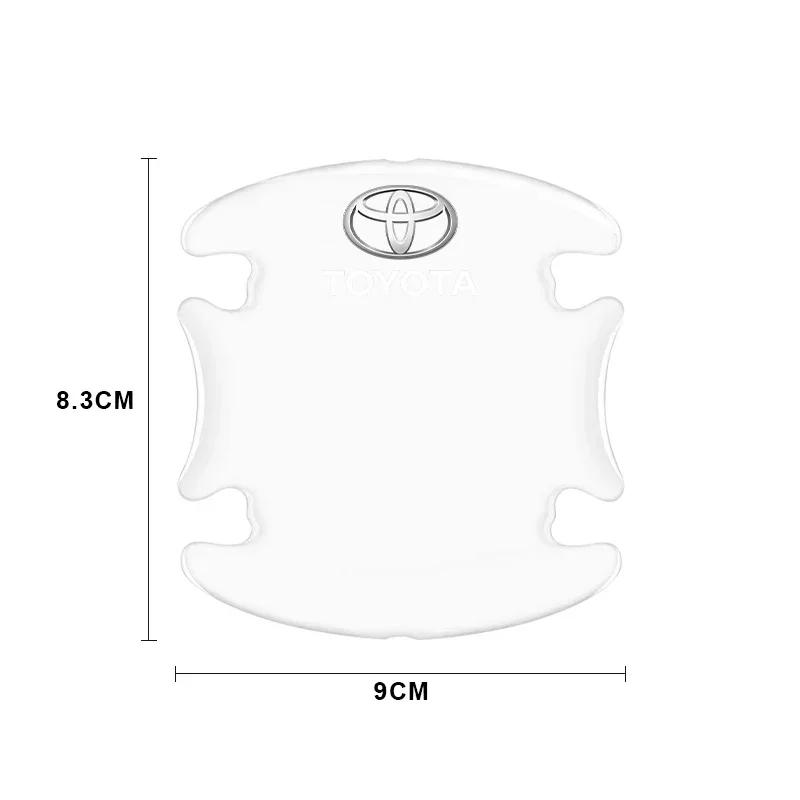 Car Body Anti-Collision Protection Strip Auto Door Handle Bowl Anti-Scratch Sticker For Toyota Camry corolla crown Auris C-HR