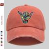 Pc Hawaiian Six Hand Gesture Pattern Print Baseball Cap Casual Decorative Design Sun Hat Comfortable and Lightweight Multi