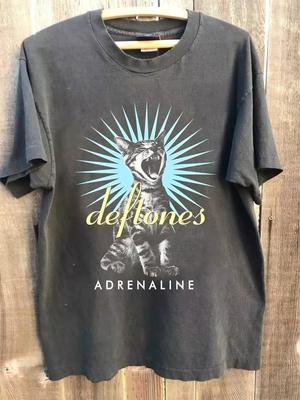 New Deftones Adrenaline Retro Rock Band Charcoal Unisex TShirt S5XL Unisex T-Shirt