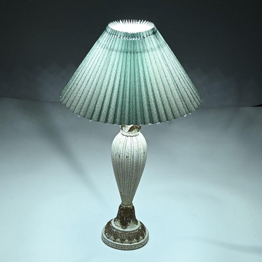 Fabric Table Lamp Lampshade Pleated Pendant Lampshade Floor Lamp Cover Chandelier