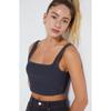 Los Angeles Trendy Sexy Square Collar Short Tube Top Knitting Vest Multicolor
