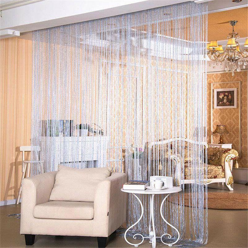 Premium Quality Glitter String Door Curtain Panels Ideal For Room Dividers And Fly Screens