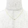 Great TIFFANY&Co. Necklace By the Yard 1P Diamond Necklace 750 YG Used