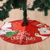 Cartoon Christmas Tree Skirt Set: Round Base Ornaments & Decorations
