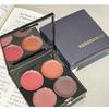 Four Color Matte Blush Palette Natural Nude Face Contour Blush For Women Makeup