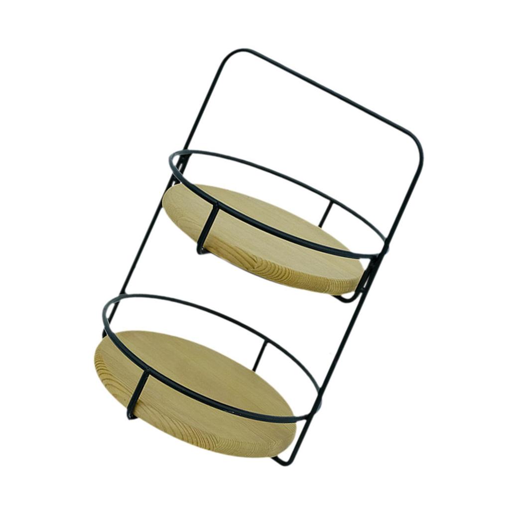 Layer Serving Tray Cake Display Holder for Kitchen Dining Room Events