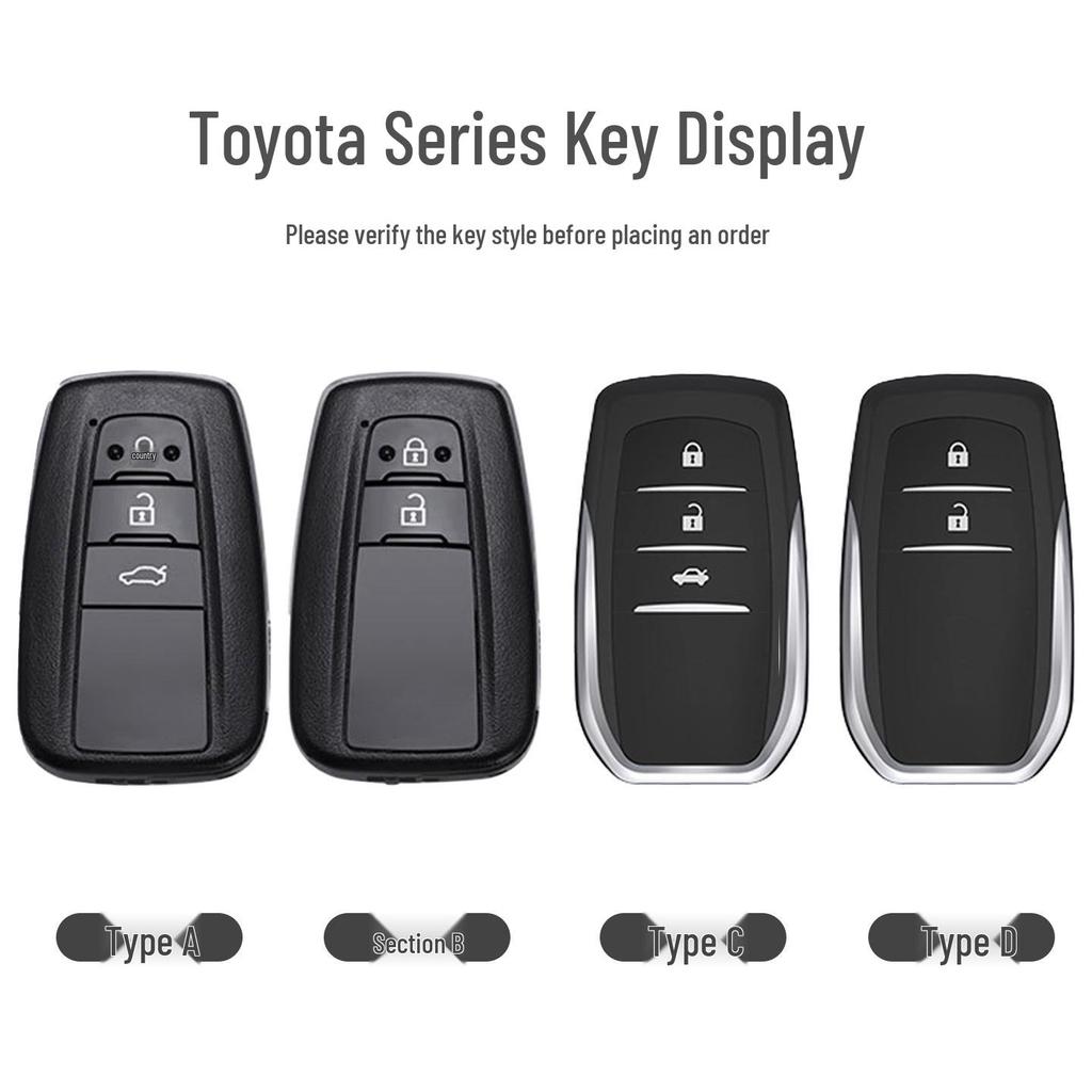 Toyota Key Cover for Camry, Corolla, RAV4, Levin, Frontlander, Avalon, and Wildlander Buckle