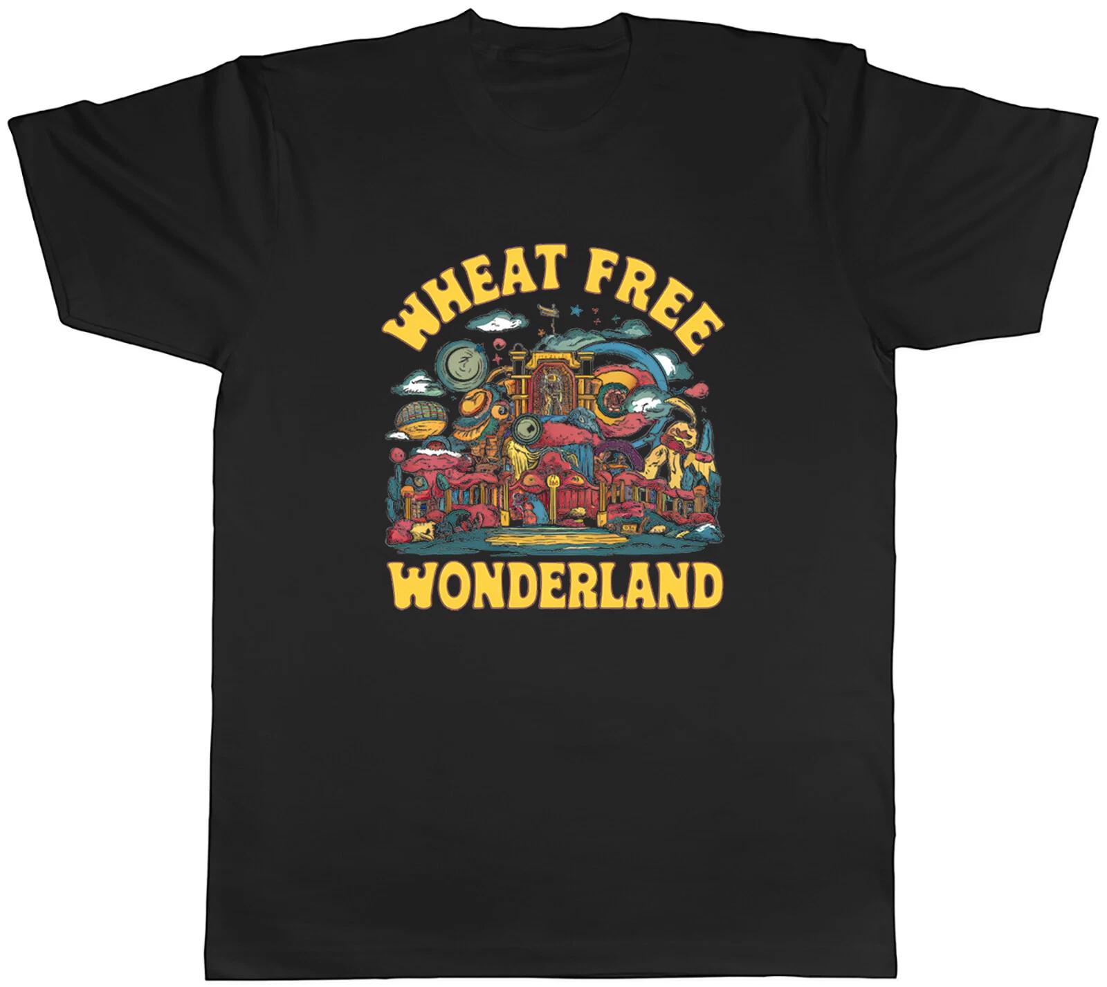 

Wheat Free Mens T-Shirt Gluten Free Wonderland Tee Gift 130