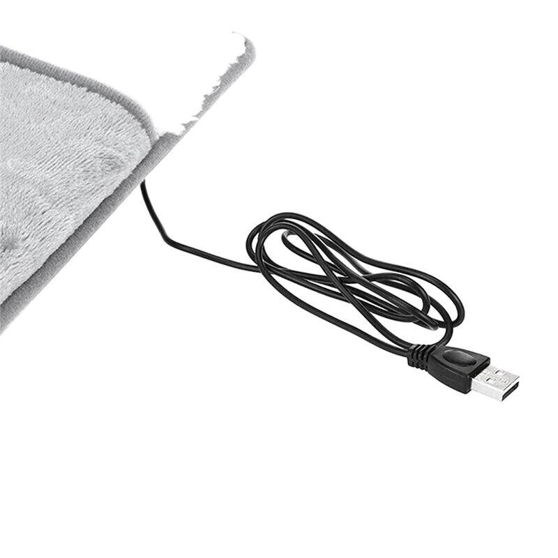 Practical-USB Charging Electric Foot Heating Pad Universal Soft Plush Washable Foot Warmer Heater Household Foot Warming Mat Eas