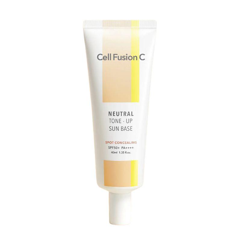 Cell Fusion C Neutral Tone-Up Sun Base SPF50+ PA++++ Natural Tone Brightening UV Protection Makeup Base 40ml