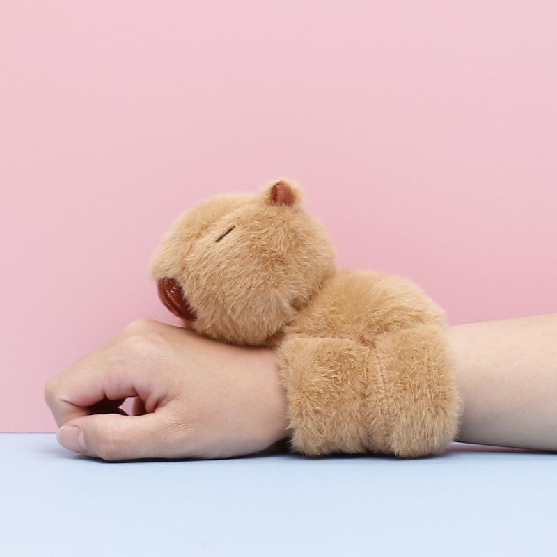 Capybara Plush Toy - Cute Rodent Doll Gift with Mini Pendant