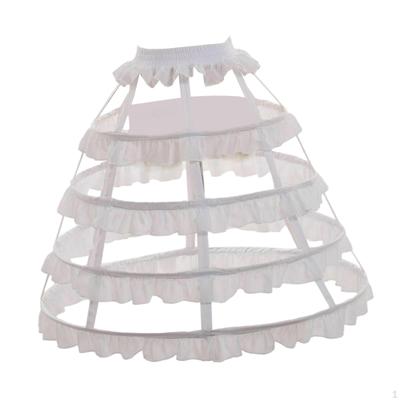 Reifrock Petticoat Lolita Krinoline Unterrock Mädchen für Kleid Abendkleid