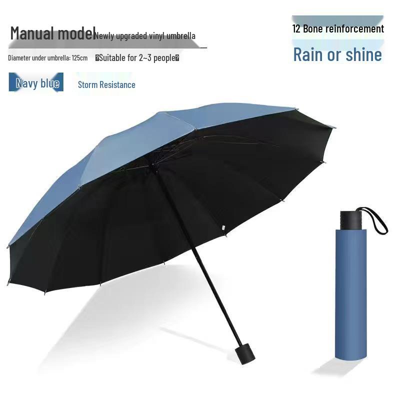 Parasol przeciwsłoneczny UV Auto Open Black Glue - Własne logo, Ochrona przed promieniowaniem UV, Spersonalizowany prezent