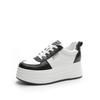 2026 autumn women's shoes new board shoes women's shoes versatile single shoes muffin thick sole heightening small white single shoes