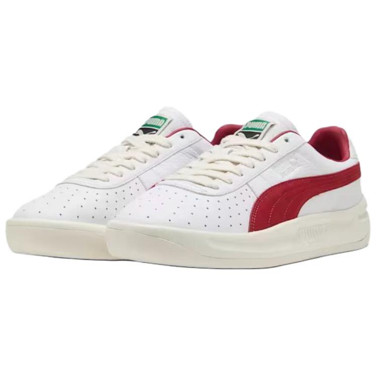 Puma Unisexové tenisky GV Special Base White Dark Crimson 398507-07