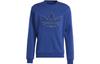 Originals Sweatshirts Men's Dark Blue Crew Neck Moderate Regular IS5273
