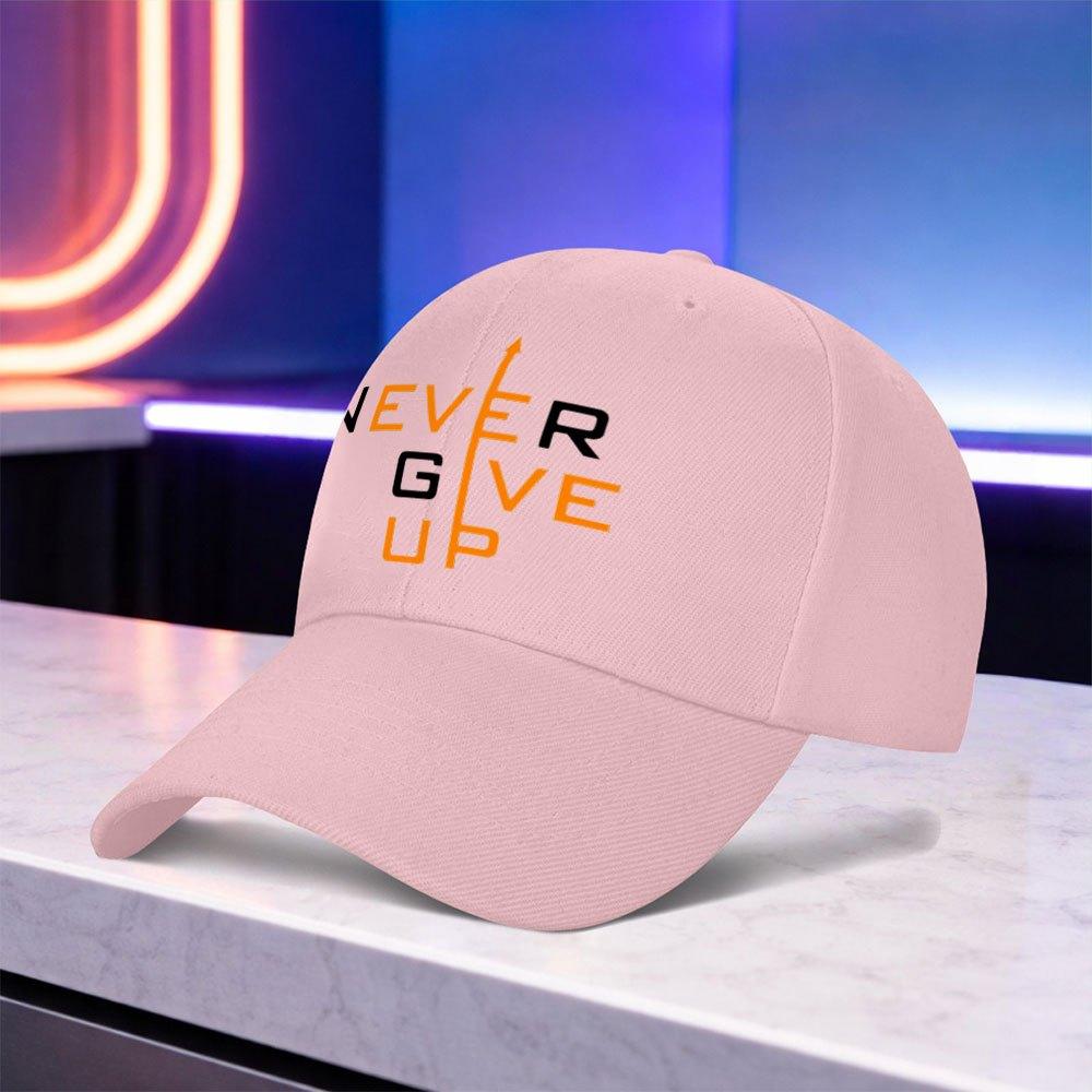 NEVERGIVEUP Minimalist Maoqing Baseball Cap Unisex Lightweight Outdoor Sports Cap for Festivals Weddings Parties