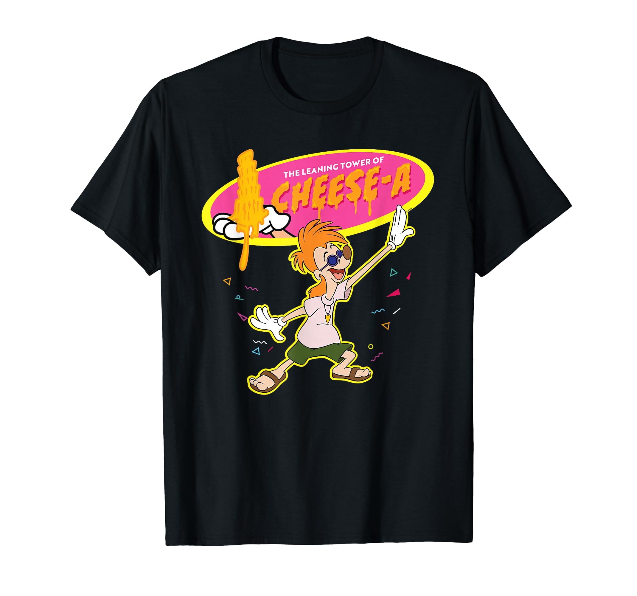 

Disney A Goofy Movie: The Holidays Are Great!! 30th Anniversary Bobby Tower of Cheese-a T-Shirt