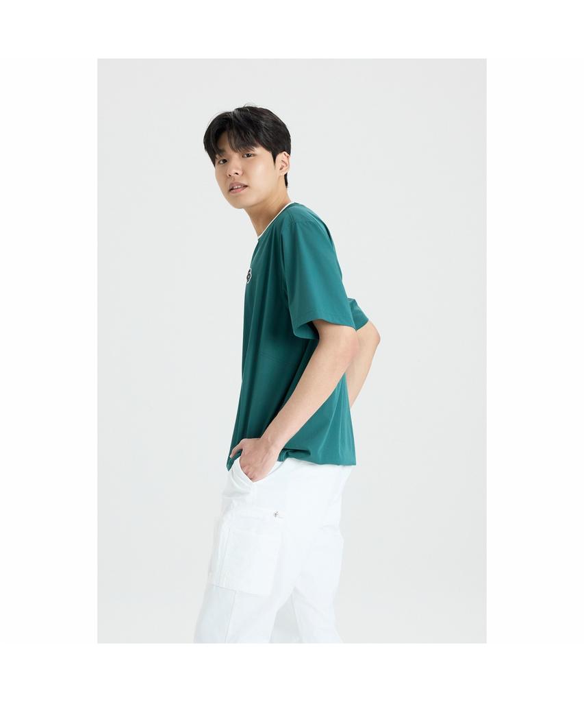 Goldeunbeeo (M) Woven Crewneck Pullover G4Tam26351Grx