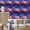 Watercolor Galaxy Wallpaper Blue and Purple for Living Room and Bedroom 50x1000