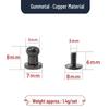 Eco-Friendly Brass Monk Head Accessories: Pacifier Buckle, Car Parts, Phone Cases & Leather Goods