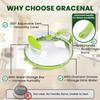 Microwave Splash Guard Food Cover Steamer Lid Transvisible Kitchen Cooking Accessories Gadgets Multifunctional For Home