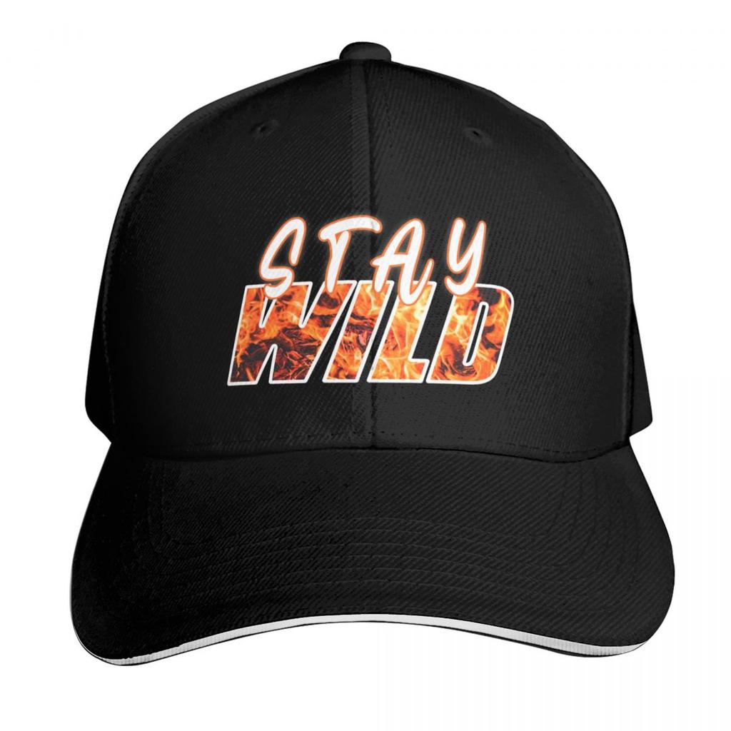 Stay Wild Ben Azelart Baseball Cap Adjustable Buckle Closure Moisture Wicking Quick Dry Curved Brim Classic Fit