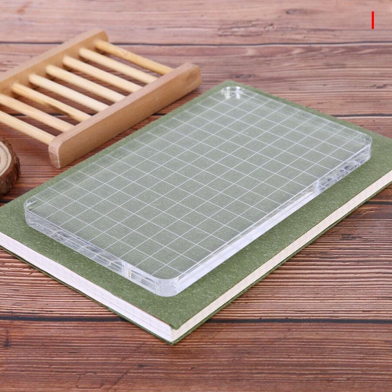 Acrylic Clear Handle Seal Stamp Block Diy Scrapbooking Album Stamps Craft Making