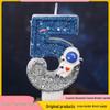 Handmade Heart Space Birthday Number Candles for Boy's Party Celebration