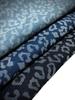 Designed Denim Thin Cloth Cotton for Denim Handmade Fabric, Fabric, Scraps, Denim, Scraps, Fabric, Crafts, Remakes, (Leopard Print, Center)