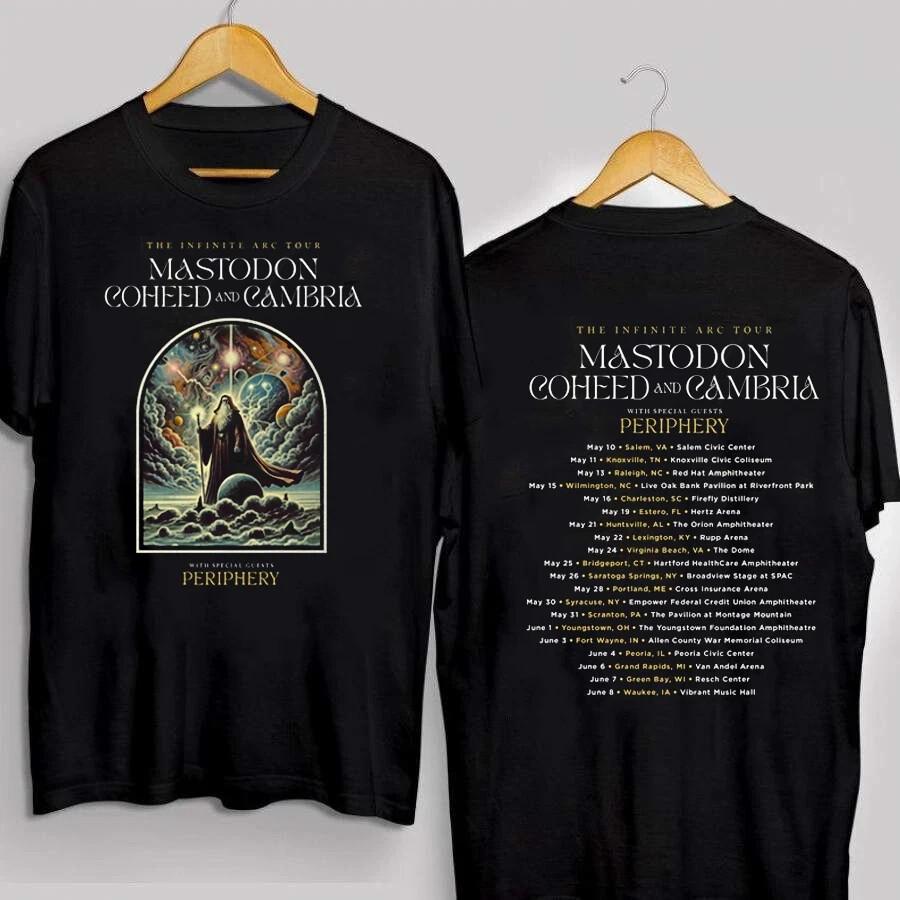 

COHEED AND CAMBRIA amp MASTODON Tour 2025 Gift For Fan 2Sides Tshirt Unisex T-Shirt S