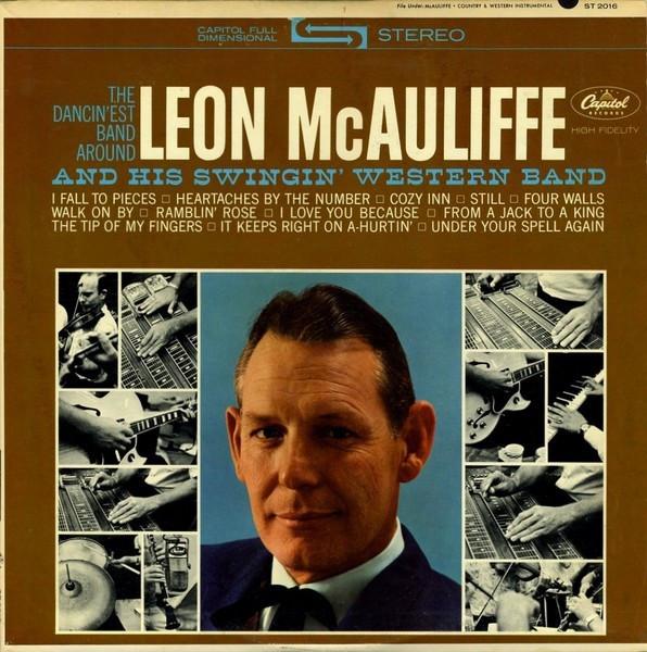 

LP Record LEON MCAULIFFE The Dancinest Band Around ST2016 Capitol Records 1963 US CountryFolk Used