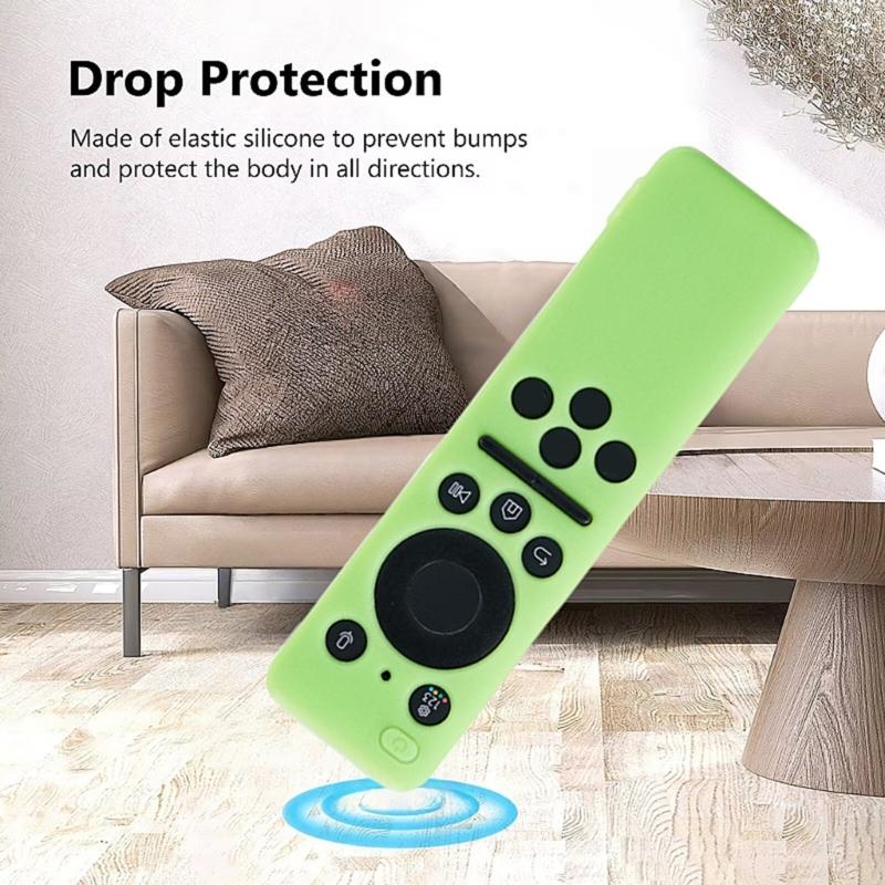 Precisions Silicone Cover for BN591432A Voice Remote Controls Shockproof Protections and AntiSlip for Secure Handling