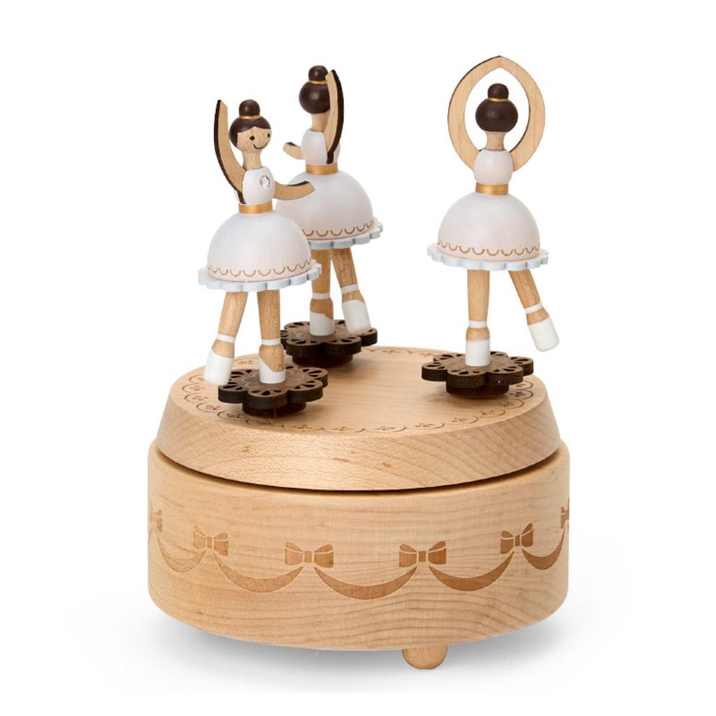 Sanrio Wooden Music Box Ballerina Interior Gift 087238