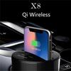 DC5V/2.1A USB Port Wireless Charger Transmitter Cup Mount Holder For iPhone 8