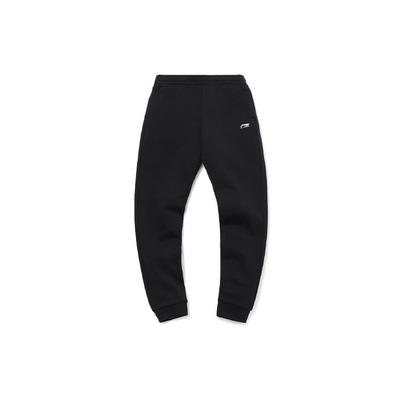 Li Ning Sports Fashion Series Casual Knit Joggers Women Bottoms Black AKLSG52-1