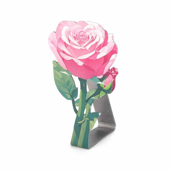 4Pcs Stainless Steel Rose Tablecloth Clip Non-slip Indoor Outdoor Wedding