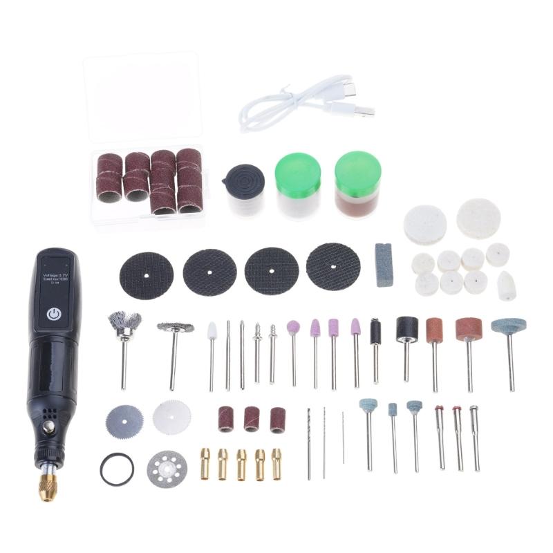 

Акумуляторний 5-швидкісний роторний інструмент Набір гравірувальної ручки Аксесуари Ергономічна рукоятка для гравірування Шліфування Мистецтво Свердління Ремесло