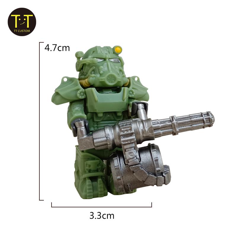 MOC Military T60 Armor Soldiers Mini Anime Action fallouts Figures Weapons Robot Kinghts Building Blocks Bricks DIY Toys  gifts