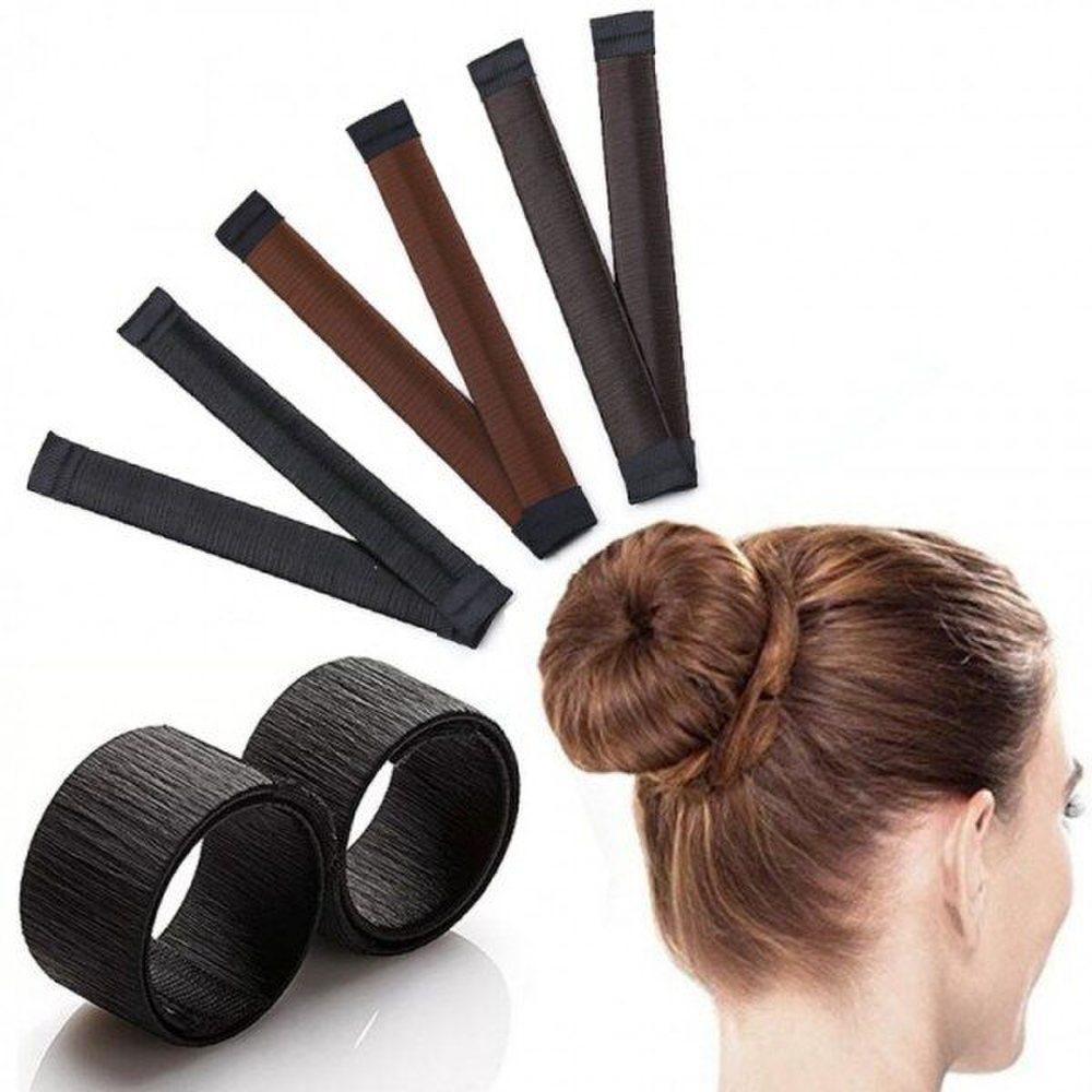 

Мно 10-секундный завершающий пучок для волос Inmostik приспособление для прически пучок резинка для волос lightbrown