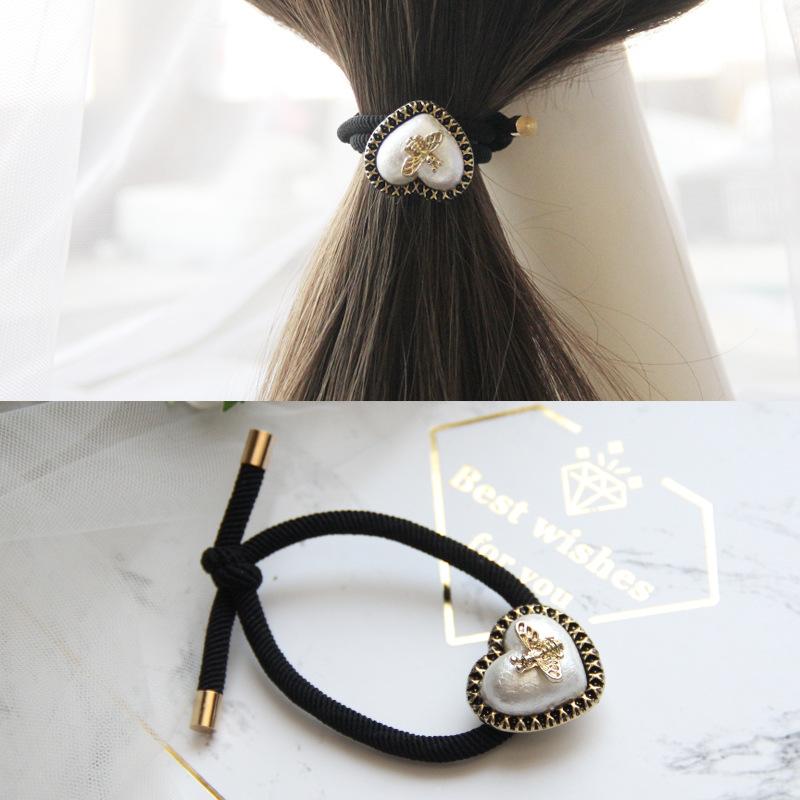 Korean Rhinestone Elegant Scrunchies Women Girls Elastic Hair Rubber Band Accessories Tie Hair Ring Rope Headdress